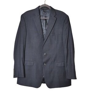 Lauren Ralph Lauren Navy‎ Wool Blazer Classic Tailored Dark Academia 44L
